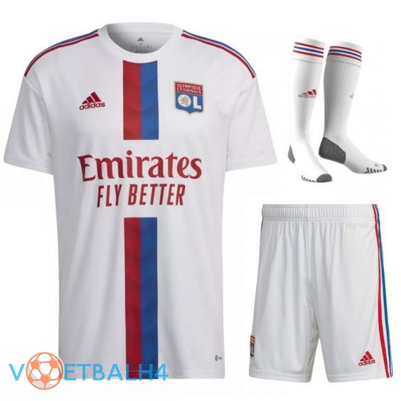 Lyon OL voetbal jersey thuis (korte broek + sok) 2022/2023