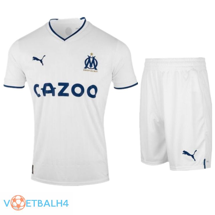 Marseille OM voetbal jersey thuis + korte broek 2022/2023