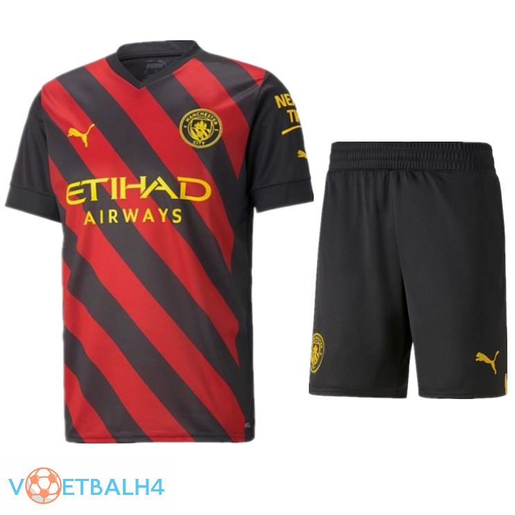 Manchester City voetbal jersey uit + korte broek 2022/2023