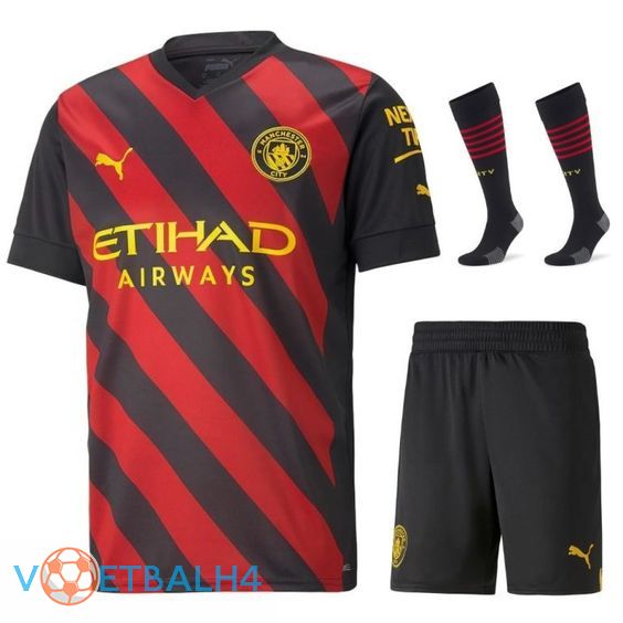 Manchester City voetbal jersey uit (korte broek + sok) 2022/2023