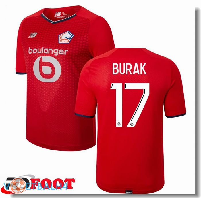 Lille LOSC (BURAK 17) thuis jersey rood 2021/2022