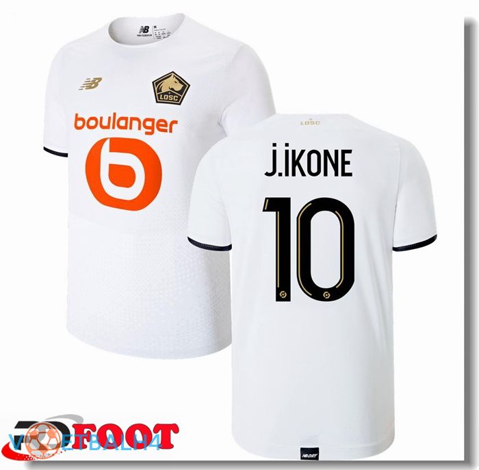 Lille LOSC (J.IKONE 10) uit jersey wit 2021/2022