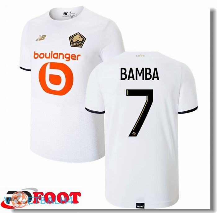 Lille LOSC (BAMBA 7) uit jersey wit 2021/2022