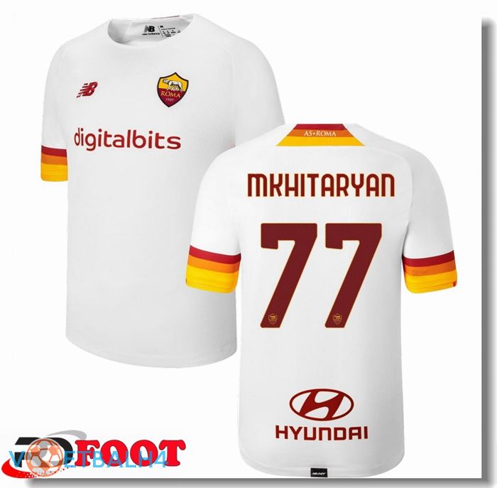 AS Roma（MKHITARYAN 77）uit jersey wit 2021/2022