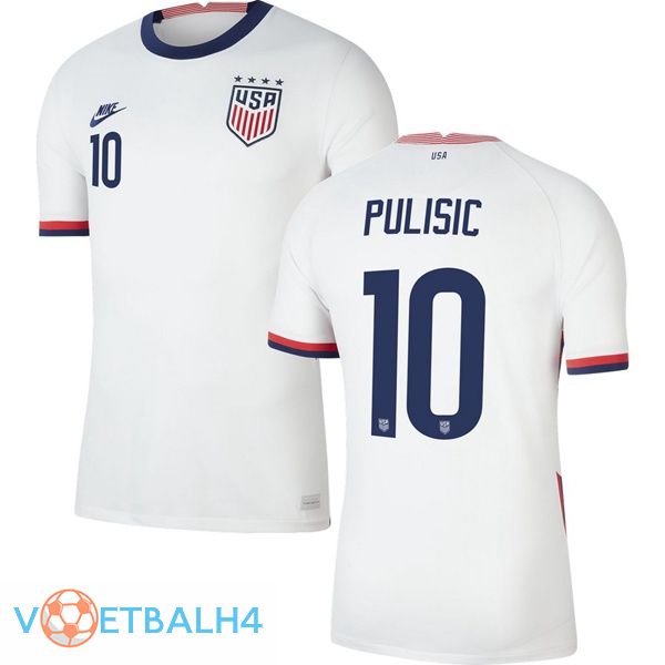 USA (PULISIC 10) thuis jersey 2020/2021