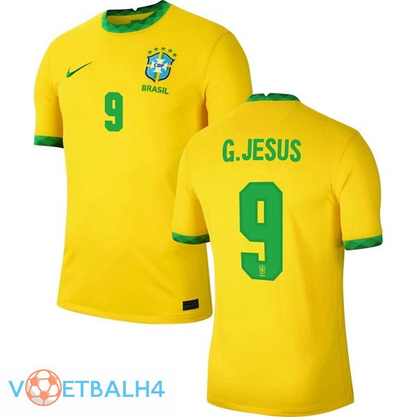 Brazilië (G.JESUS 9) thuis jersey 2020/2021