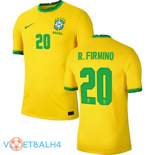 Brazilië (R.FIRMINO 20) thuis jersey 2020/2021