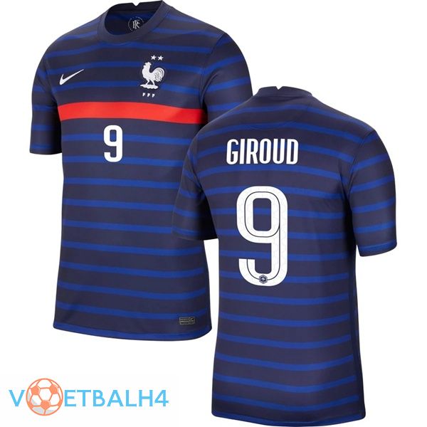 Frankrijk (GIROUD 9) thuis jersey 2020/2021