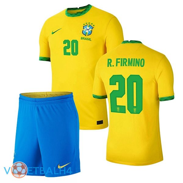 Brazilië (R.FIRMINO 20) kinderen thuis jersey 2020/2021