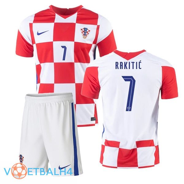 Kroatië (RAKITIĆ 7) kinderen thuis jersey 2020/2021