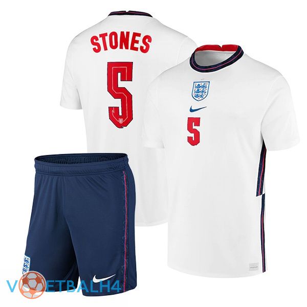 Engeland (STONES 5) kinderen thuis jersey 2020/2021