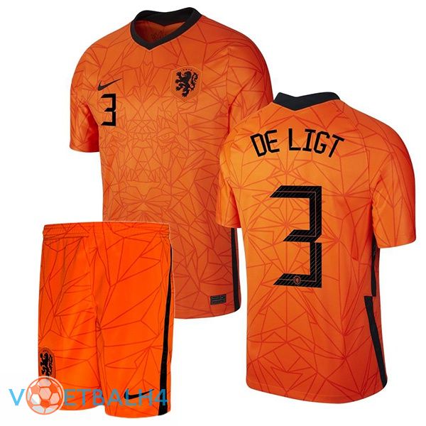 Nederland (DE LIGT 3) kinderen thuis jersey 2020/2021