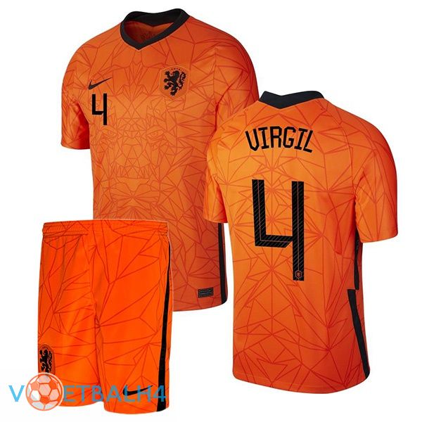 Nederland (VIRGIL 4) kinderen thuis jersey 2020/2021