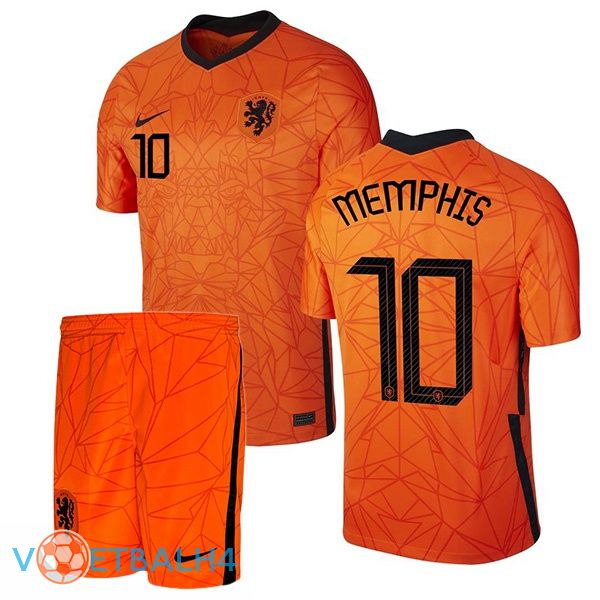 Nederland (MEMPHIS 10) kinderen thuis jersey 2020/2021