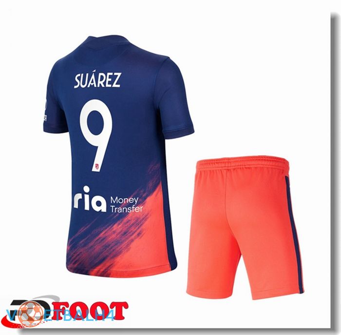 Atletico Madrid (SUAREZ 9) kinderen uit jersey blauw Marine 2021/2022