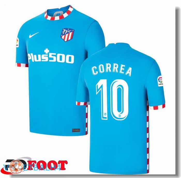 Atletico Madrid (CORREA 10) derde jersey blauw 2021/2022