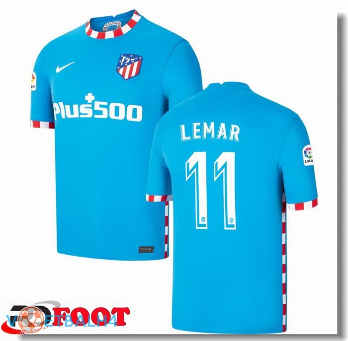 Atletico Madrid (LEMAR 11) derde jersey blauw 2021/2022