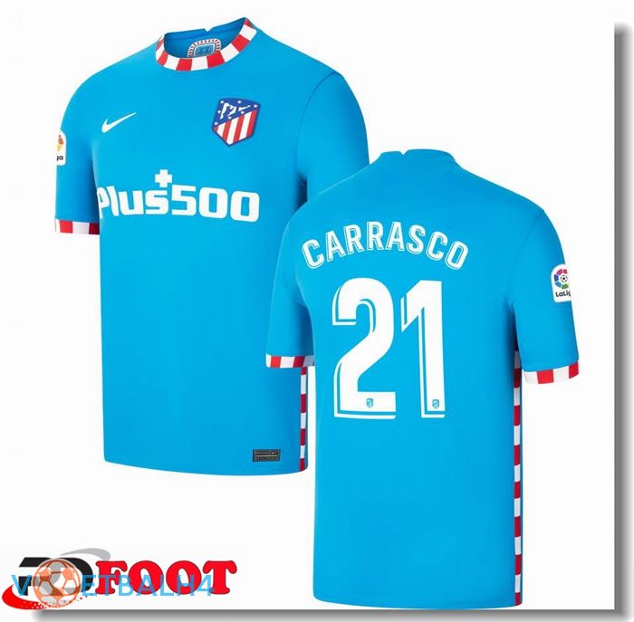 Atletico Madrid (CARRASCO 21) derde jersey blauw 2021/2022