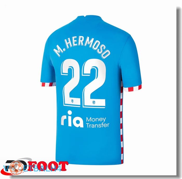 Atletico Madrid (Hermoso 22) derde jersey blauw 2021/2022