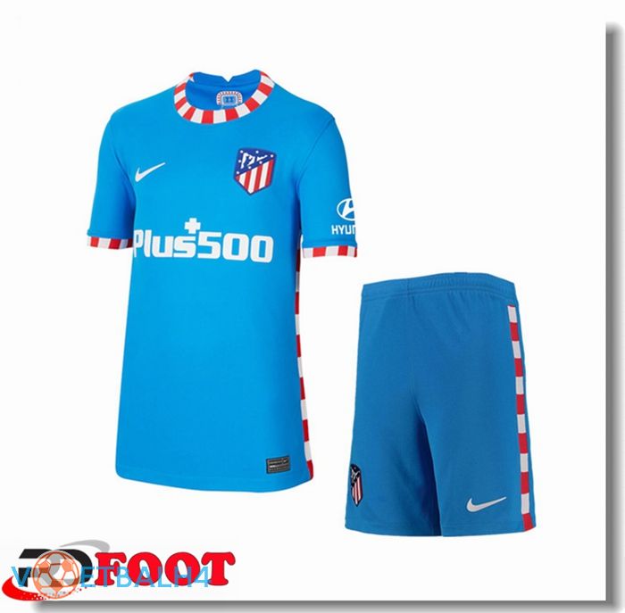 Atletico Madrid kinderen derde jersey blauw 2021/2022