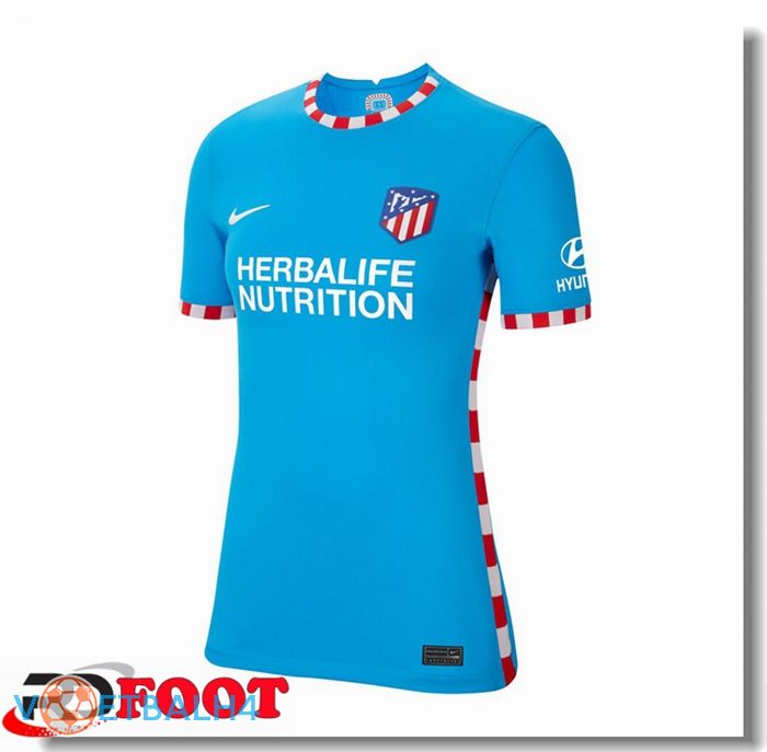 Atletico Madrid Dames derde jersey blauw 2021/2022