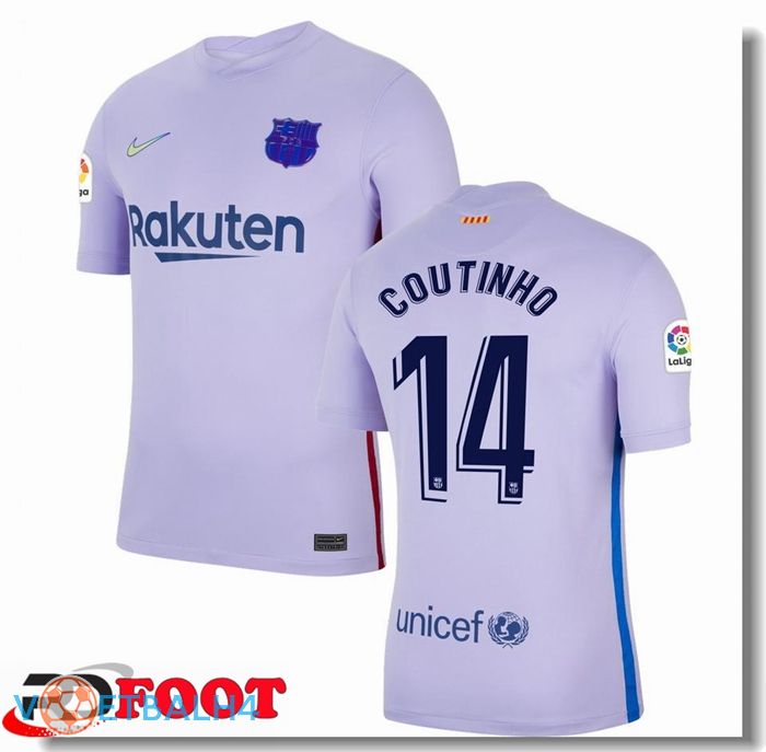 FC Barcelona (COUTINHO 14) uit jersey paars 2021/2022