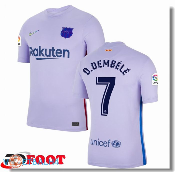 FC Barcelona (O. DEMBELE 7) uit jersey paars 2021/2022