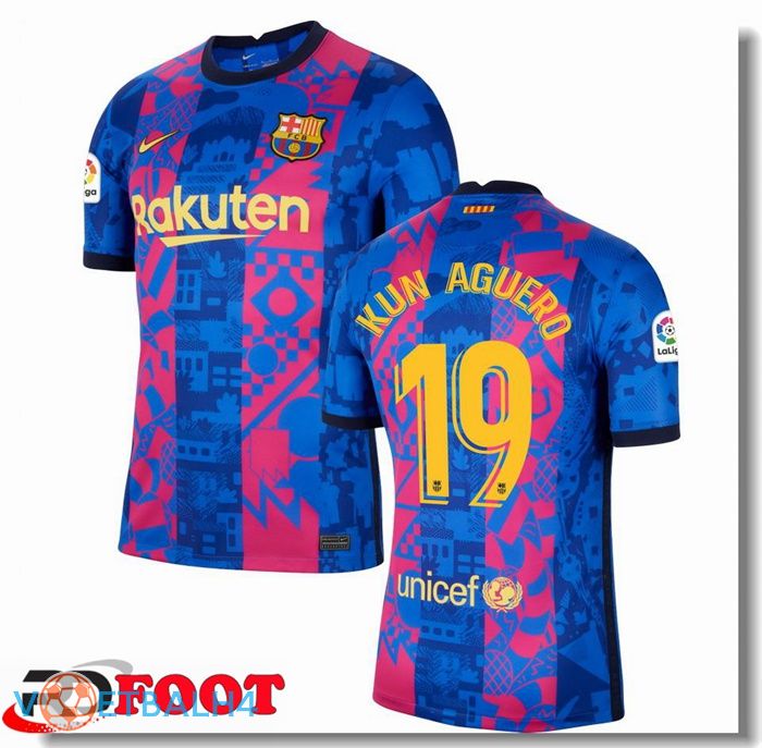 FC Barcelona (KUN AGUERO 19) derde jersey 2021/2022