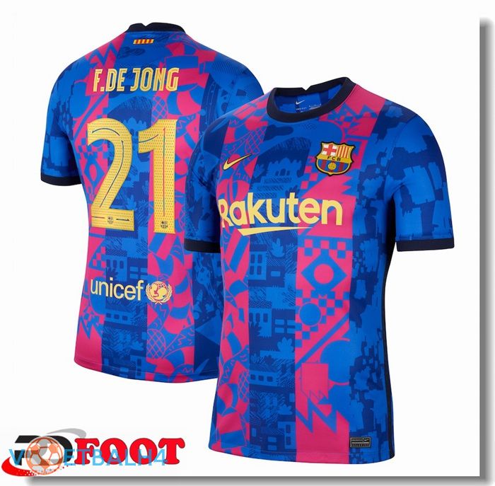 FC Barcelona (F. De Jong 21) derde jersey 2021/2022