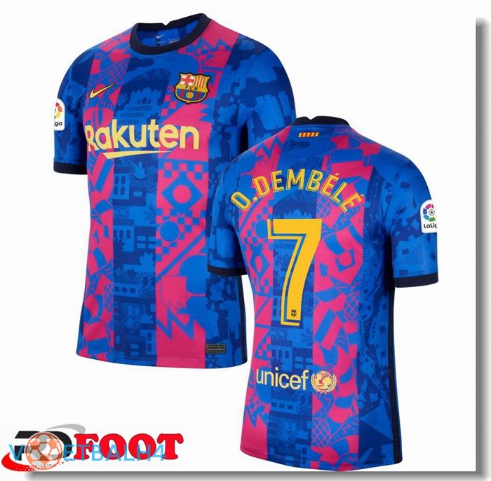 FC Barcelona (O. DEMBELE 7) derde jersey 2021/2022