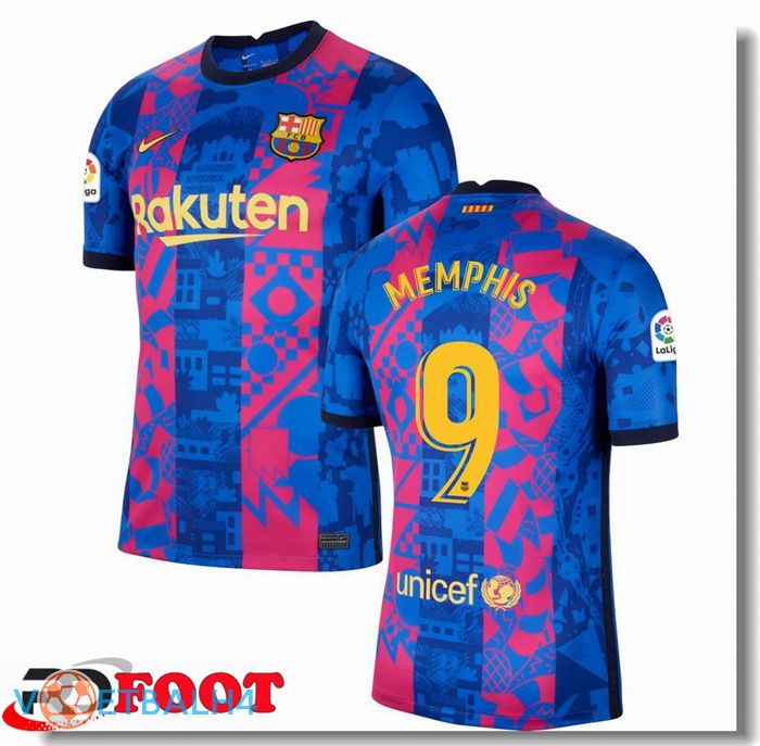 FC Barcelona (MEMPHIS 9) derde jersey 2021/2022