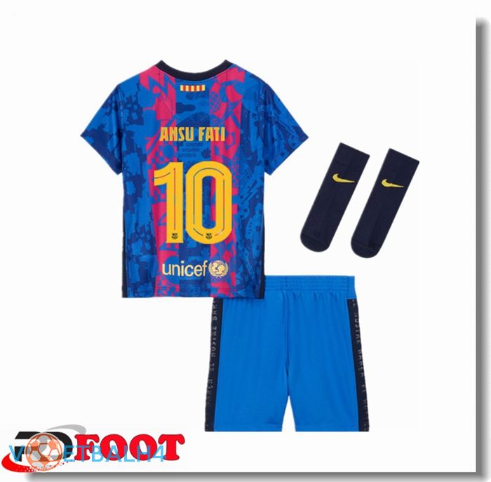 FC Barcelona (ANSU FATI 10) kinderen derde jersey 2021/2022