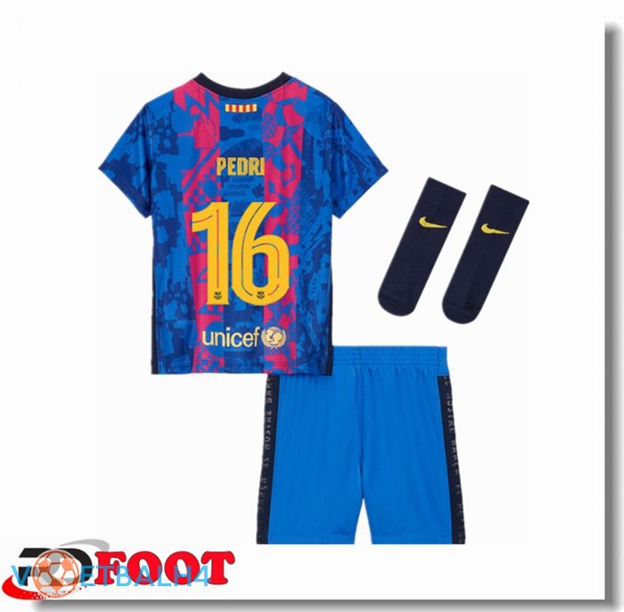 FC Barcelona (PEDRI 16) kinderen derde jersey 2021/2022