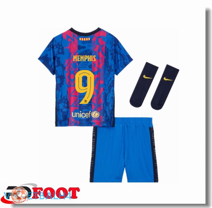 FC Barcelona (MEMPHIS 9) kinderen derde jersey 2021/2022