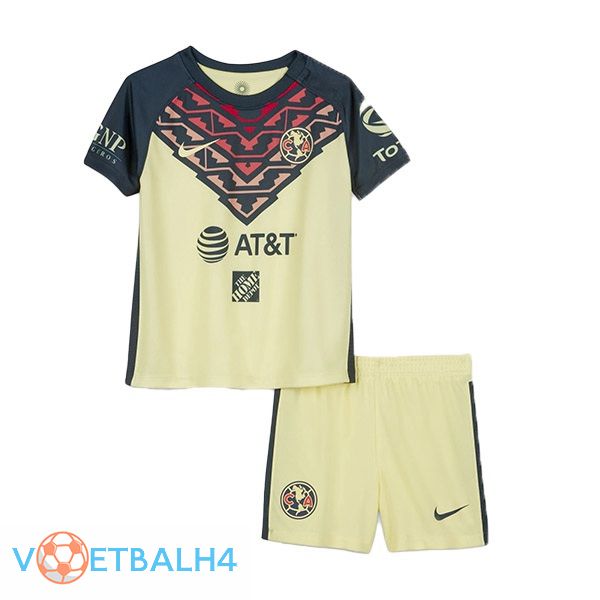 Club America kinderen thuis jersey geel 2021/22