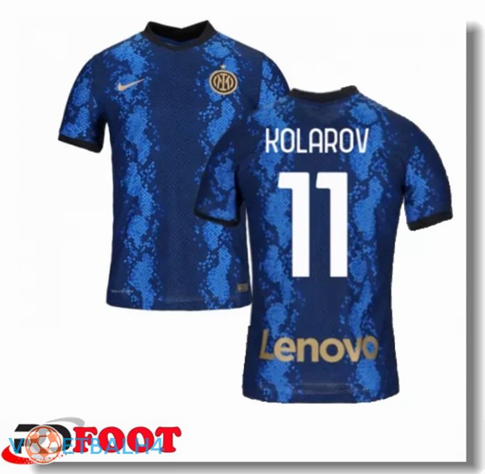 Inter Milan（KOLAROV 11）thuis jersey blauw 2021/2022