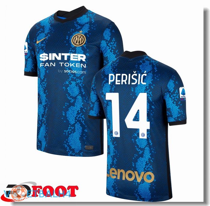 Inter Milan（PERISIC 14）thuis jersey blauw 2021/2022