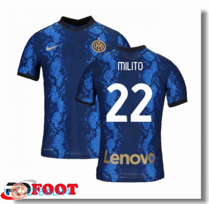 Inter Milan（VIDAL 22）thuis jersey blauw 2021/2022