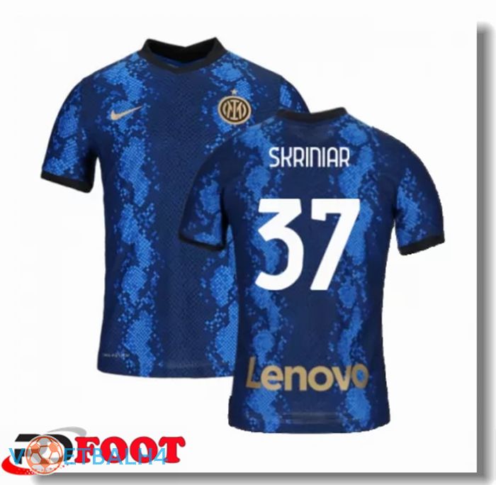 Inter Milan（SKRINIAR 37）thuis jersey blauw 2021/2022