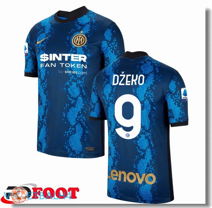 Inter Milan（DZEKO 9）thuis jersey blauw 2021/2022