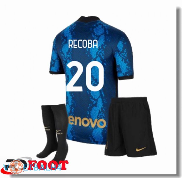 Inter Milan（RECOBA 20）kinderen thuis jersey blauw 2021/2022