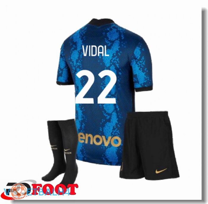 Inter Milan（VIDAL 22）kinderen thuis jersey blauw 2021/2022