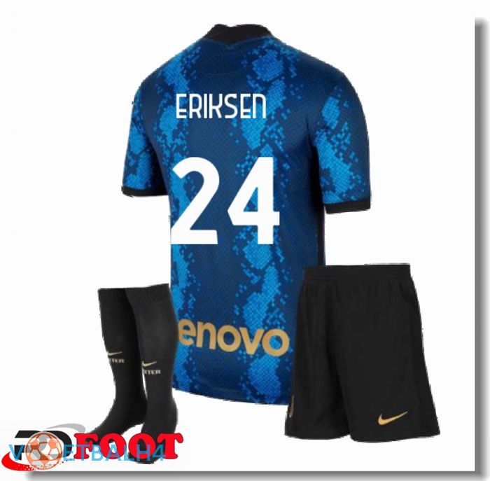 Inter Milan（ERIKSEN 24）kinderen thuis jersey blauw 2021/2022