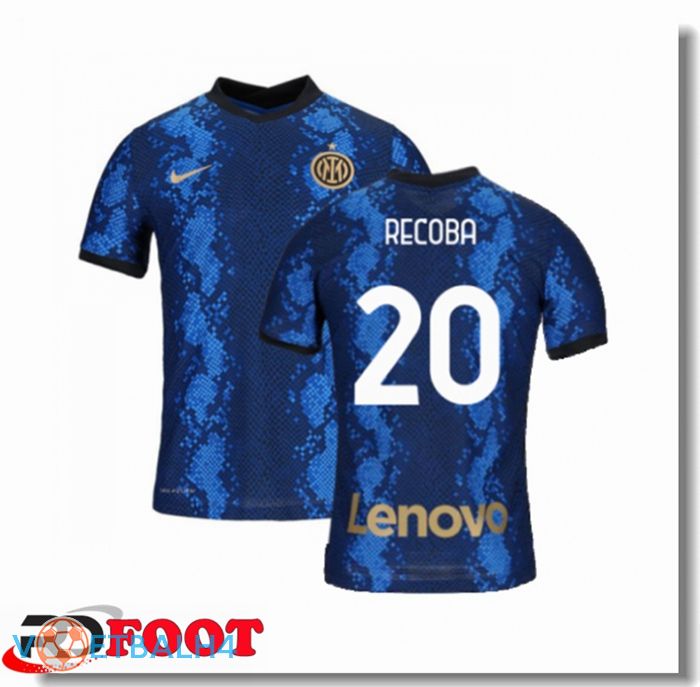 Inter Milan（RECOBA 20）Dames thuis jersey blauw 2021/2022