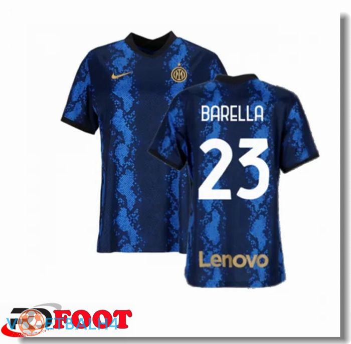 Inter Milan（BARELLA 23）Dames thuis jersey blauw 2021/2022