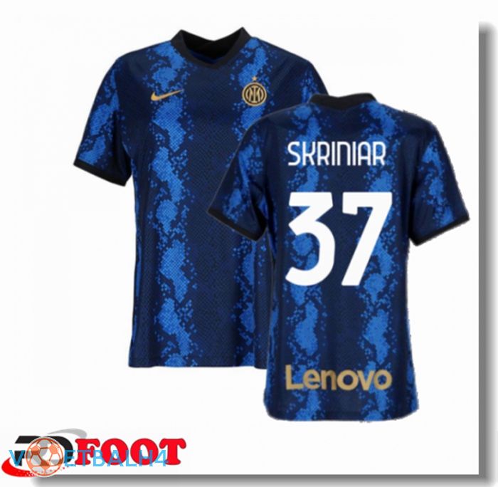 Inter Milan（SKRINIAR 37）Dames thuis jersey blauw 2021/2022