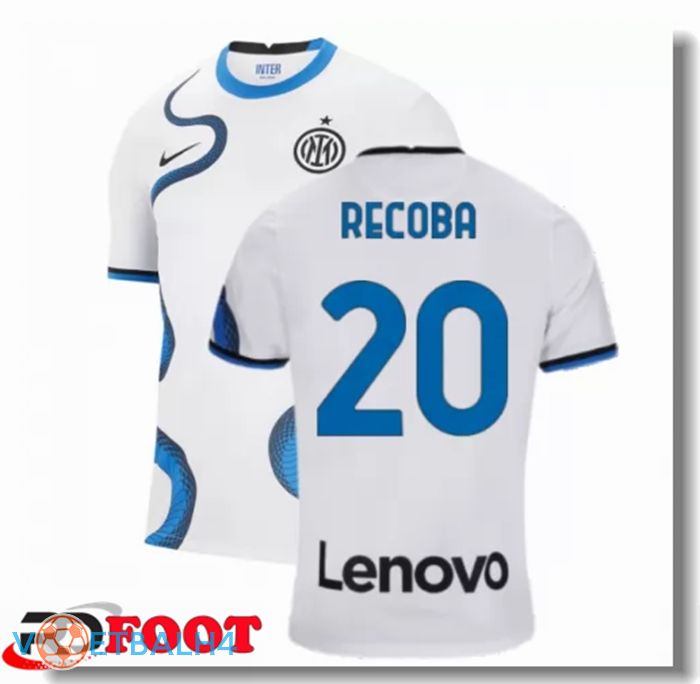 Inter Milan（RECOBA 20）uit jersey wit 2021/2022