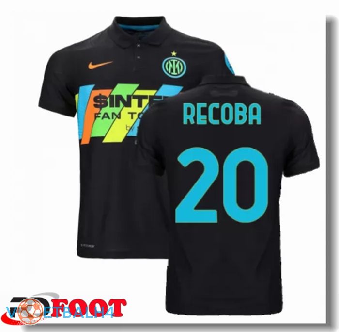 Inter Milan（RECOBA 20）derde jersey zwart 2021/2022