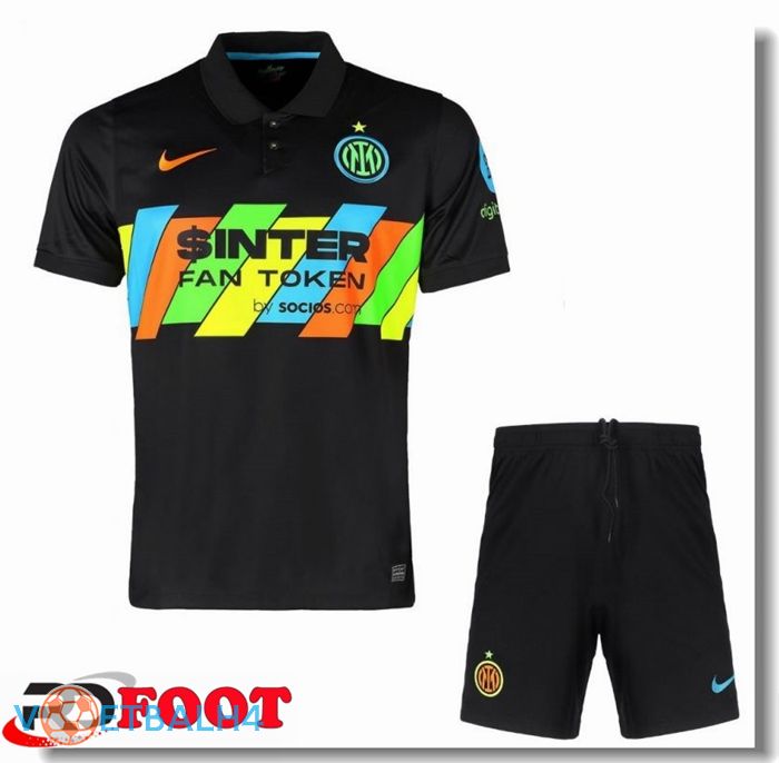 Inter Milan kinderen derde jersey zwart 2021/2022