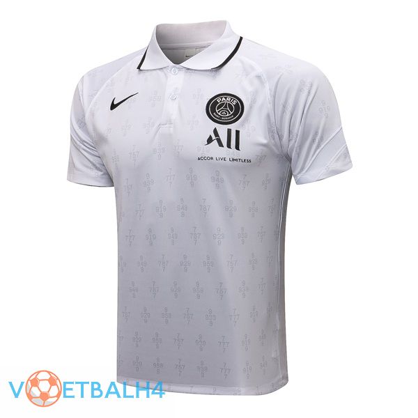 Paris PSG Polo Shirt wit 2021/2022